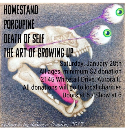 HOMESTAND, DEATH OF SELF, PORCUPINE, THE ART OF GROWING UP