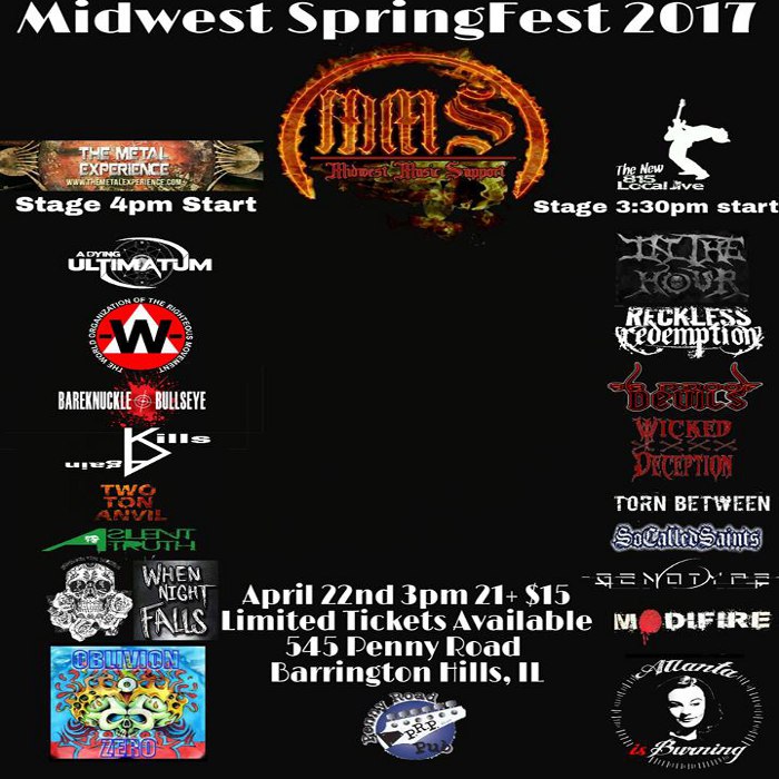 Midwest Springfest 2017: Two stages and 18 bands
