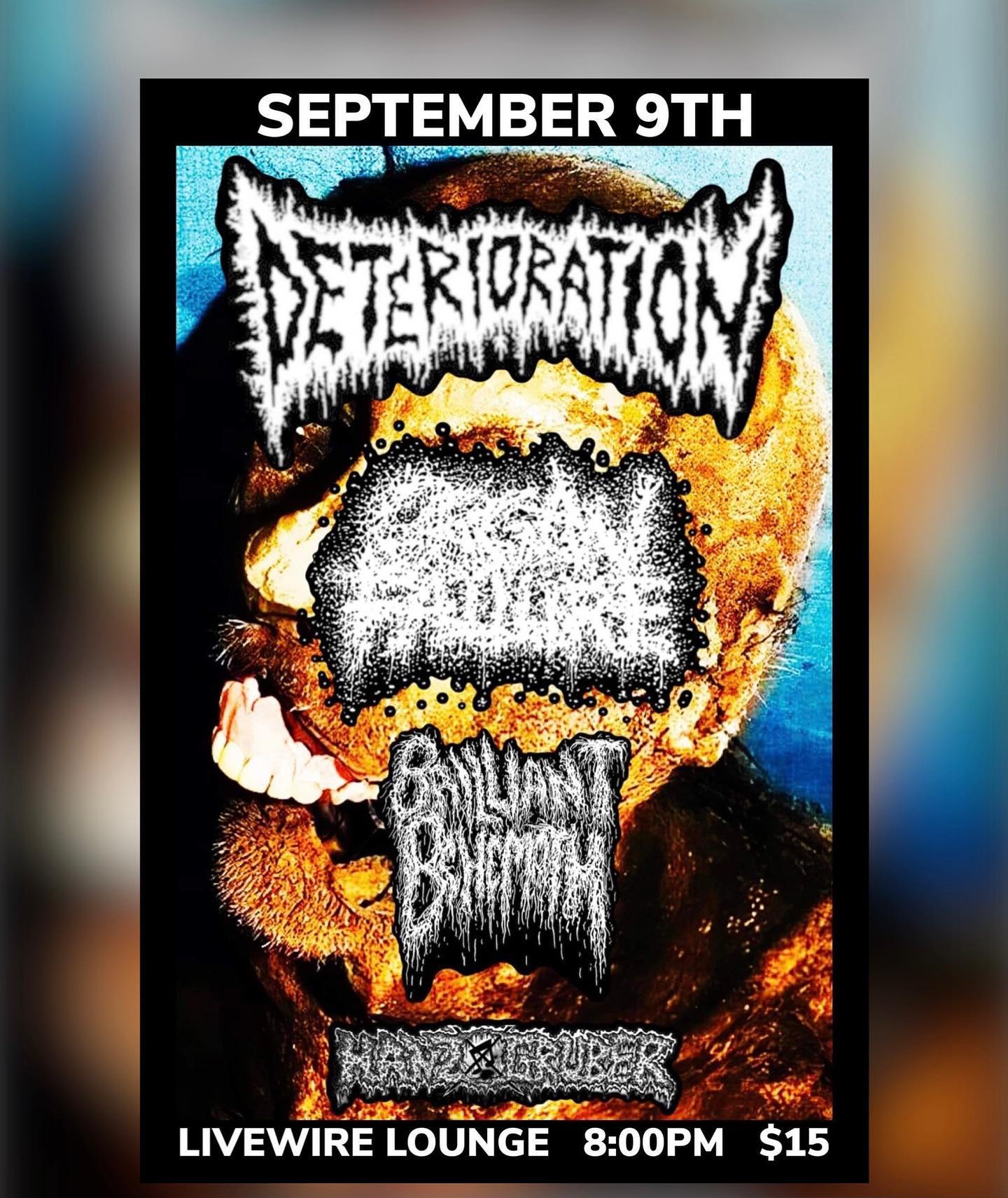 DETERIORATION, ORGAN FAILURE, HANZXGRUBER, BRILLIANT BEHEMOTH