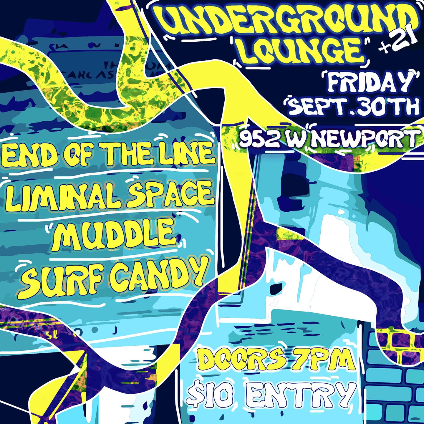 END OF THE LINE, LIMINAL SPACE, MUDDLE, SURF CANDY