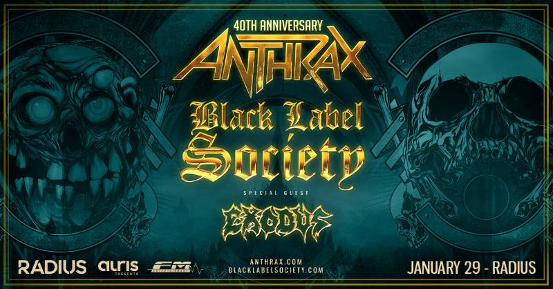 Anthrax 40th Anniversary 2022 — Anthrax