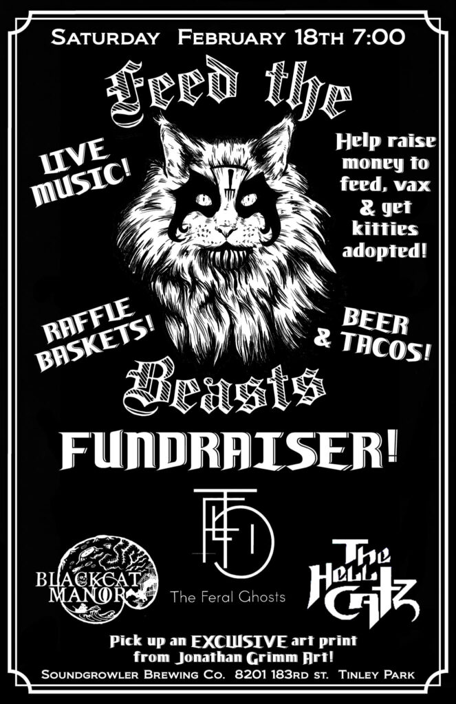 THE FERAL GHOSTS, BLACKCAT MANOR, THE HELL CATZ