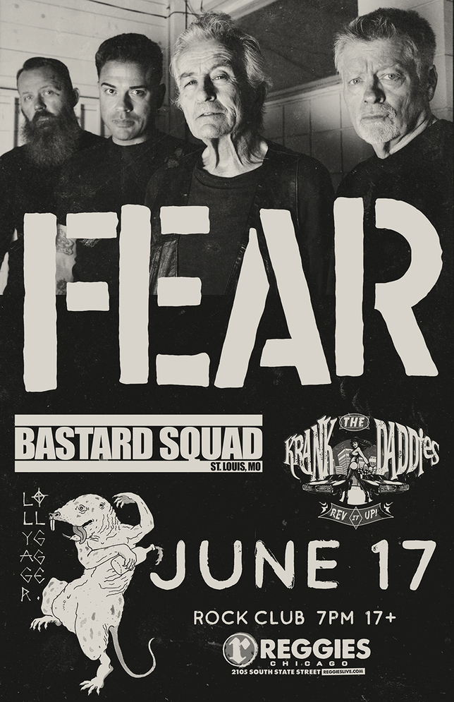 FEAR, BASTARD SQUAD, THE KRANK DADDIES, LOLLYGAGGER - theCMF.com