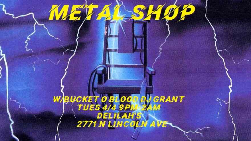 Metal Shop April: Thrash Night!