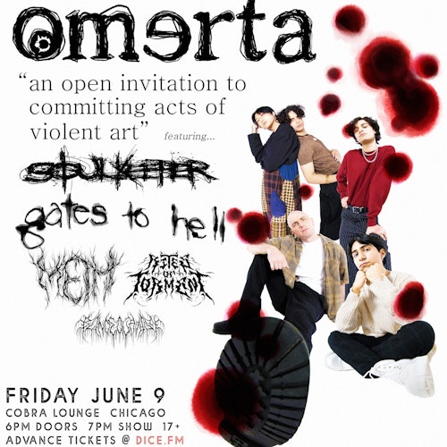 OMERTA, SOULKEEPER, GATES TO HELL, METH, RITES OF TORMENT, BLIND EQUATION