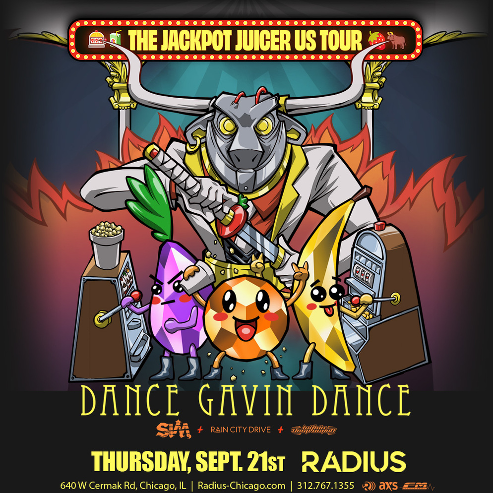 DANCE GAVIN DANCE, SIM, RAIN CITY DRIVE, WITHIN DESTRUCTION