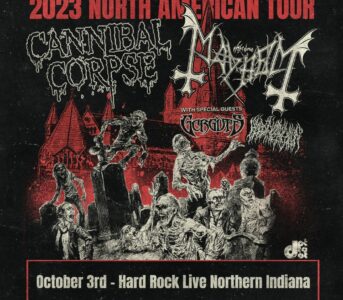 CANNIBAL CORPSE, MAYHEM, GORGUTS, BLOOD INCANTATION