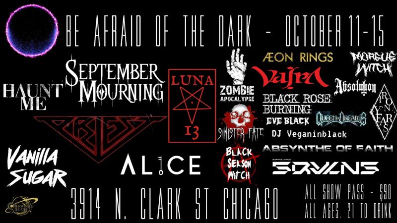 Be Afraid of the Dark Festival