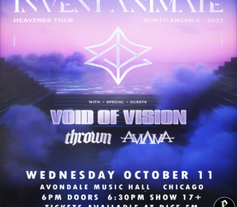 INVENT ANIMATE, VOID OF VISION, THROWN, AVIANA