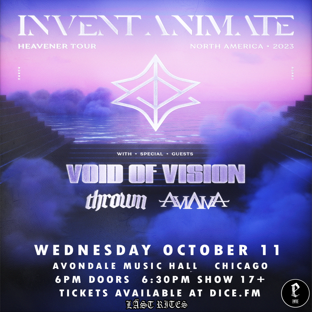 INVENT ANIMATE, VOID OF VISION, THROWN, AVIANA