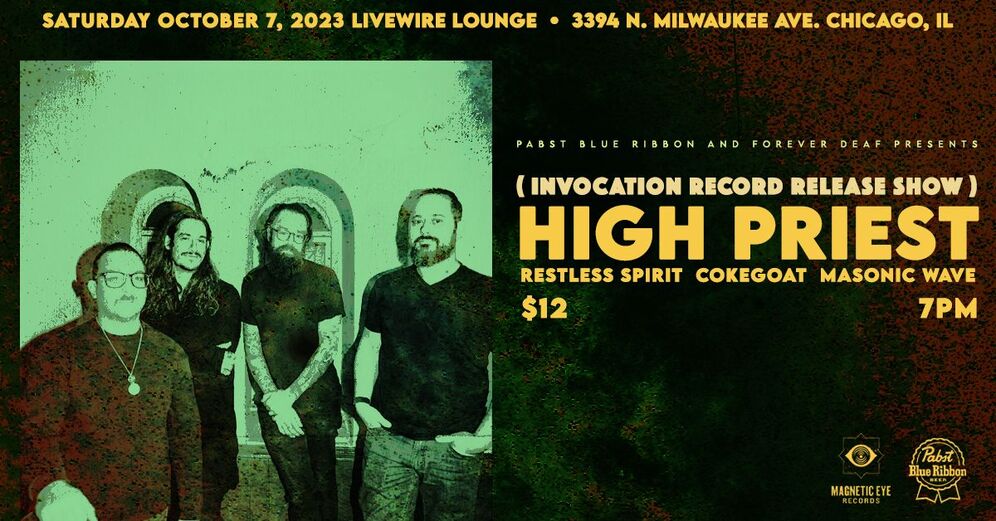 HIGH PRIEST, RESTLESS SPIRIT, COKEGOAT, MASONIC WAVE