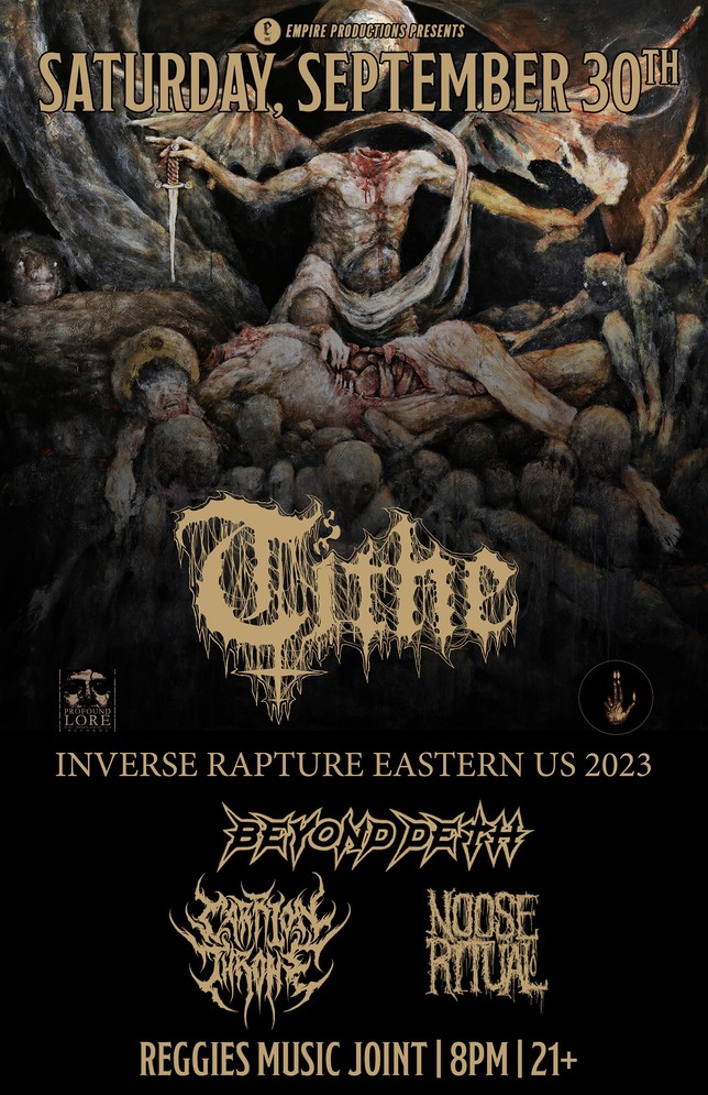 TITHE, BEYOND DETH, CARRION THRONE, NOOSE RITUAL