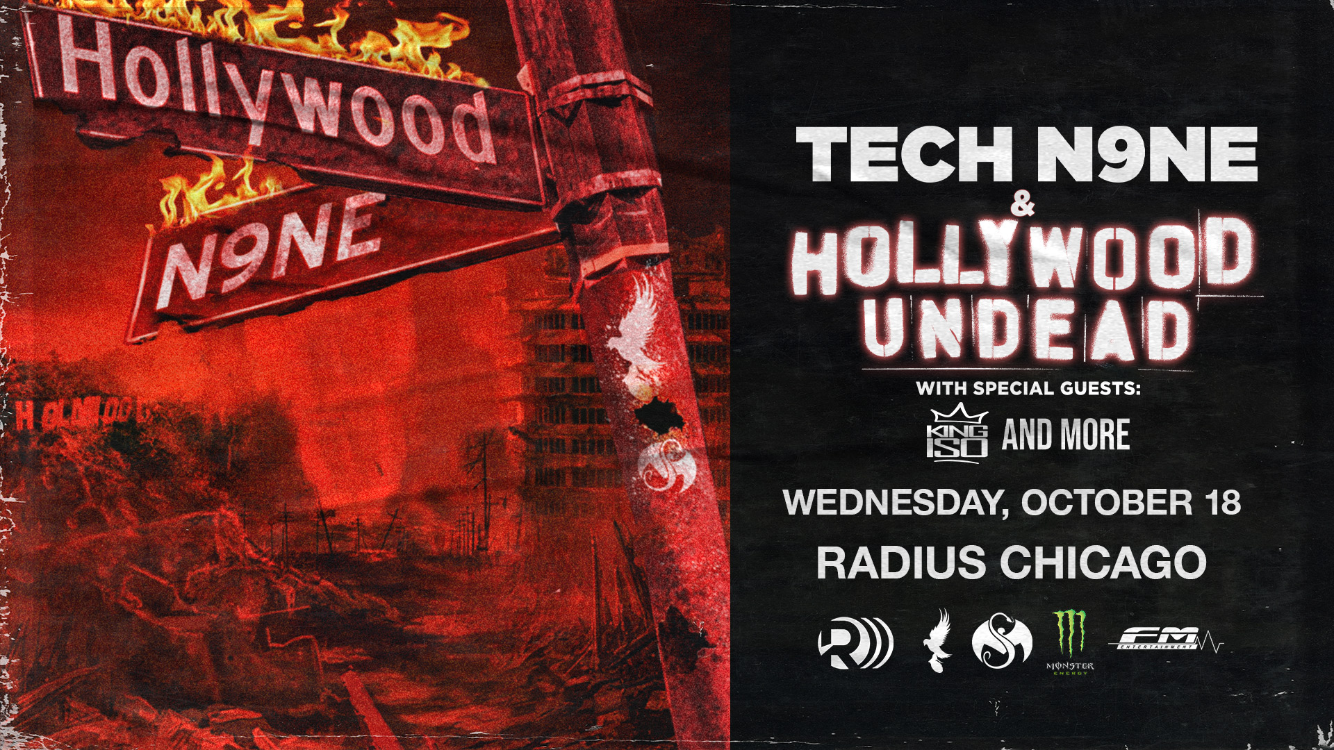 🔥 JUST ANNOUNCED 🔥 Hollywood Undead & TECH N9NE w/ King Iso on November  14! 🎫 Presale: Thurs, July 20 at 10AM (code: LEGEND) 🎫 Public…