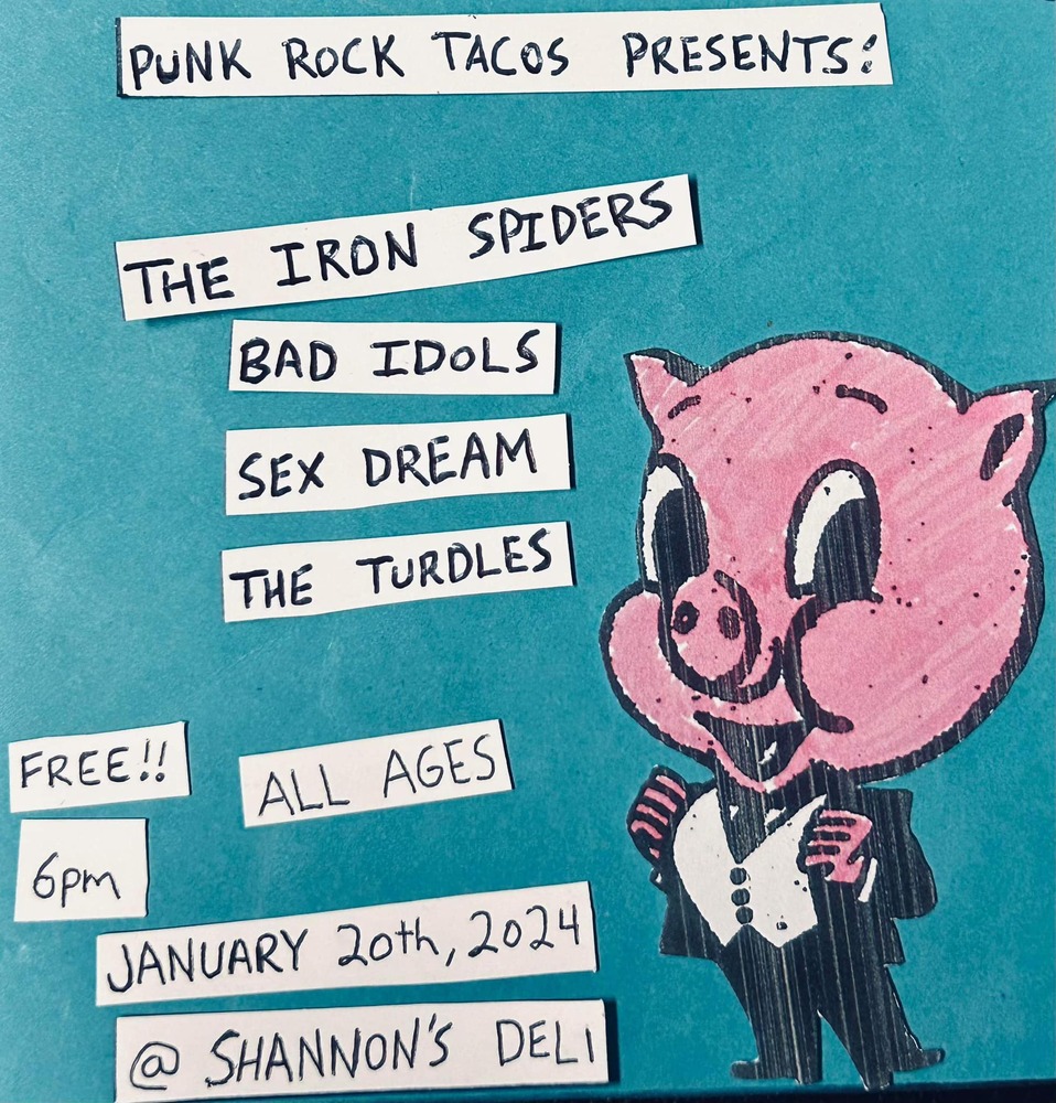 THE IRON SPIDERS, BAD IDOLS, SEX DREAM, THE TURDLES - theCMF.com