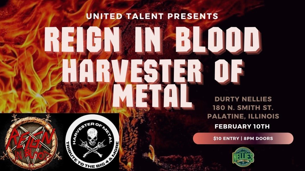 REIGN IN BLOOD, HARVESTER OF METAL
