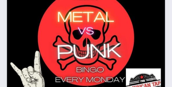 Metal vs Punk Bingo – Hosted By: Scott Davidson of Rebel Radio!