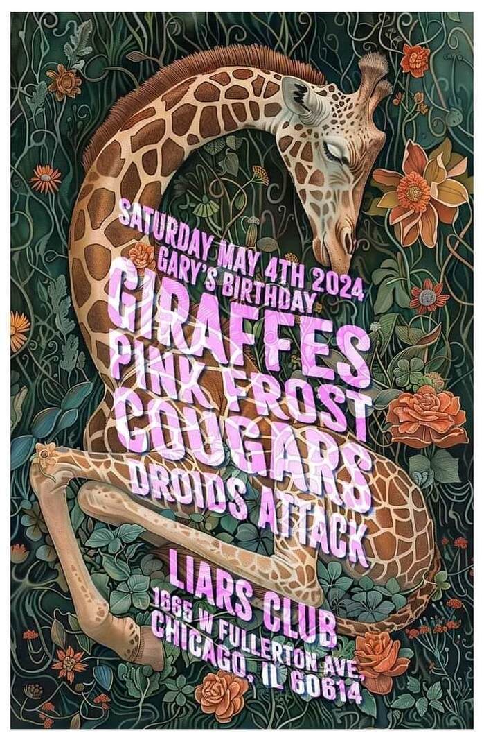 GIRAFFES, PINK FROST, COUGARS, DROIDS ATTACK