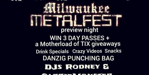 theCMF Metal Sunday Mother’s Day edition w/ Metalfest TIX GIVEAWAYS & more + a Danzig Punching bag + DJ’s Rodney & CarrieMonster + $6 PBR & Malort shot combo & The Beast