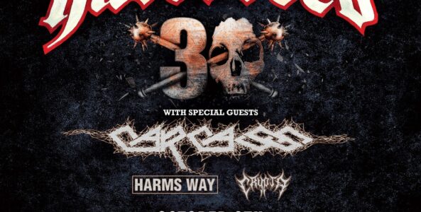 HATEBREED, CARCASS, HARMS WAY, CRYPTA