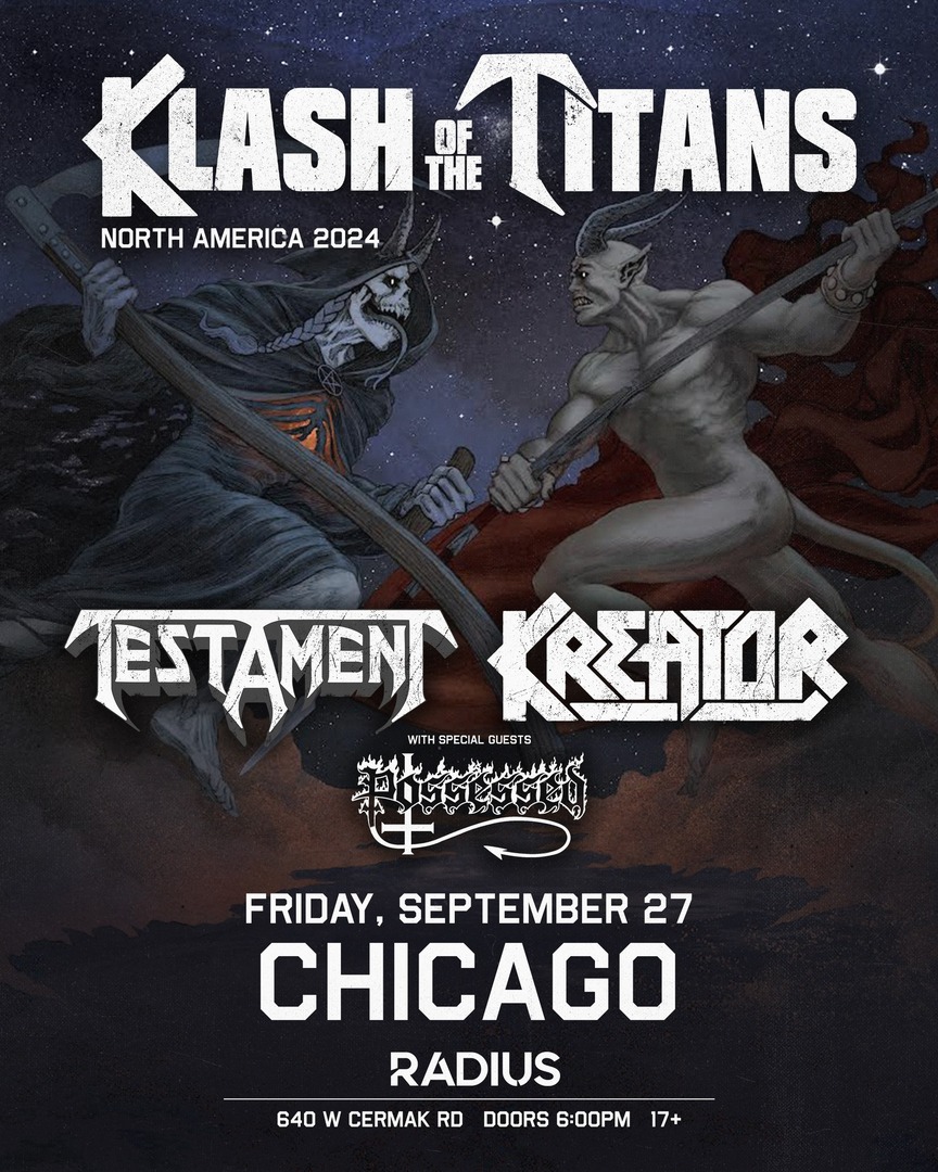 TESTAMENT, KREATOR, POSSESSED