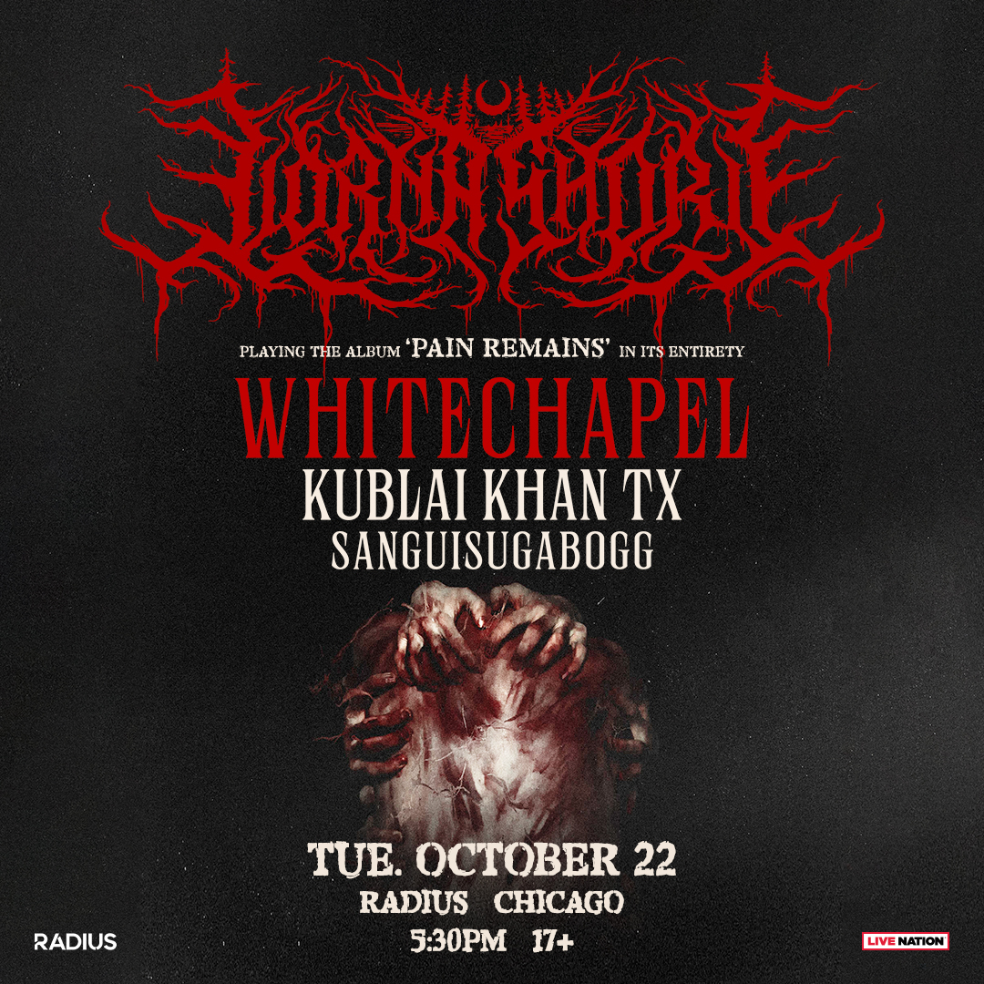 LORNA SHORE, WHITECHAPEL, KUBLAI KHAN TX, SANGUISUGABOGG