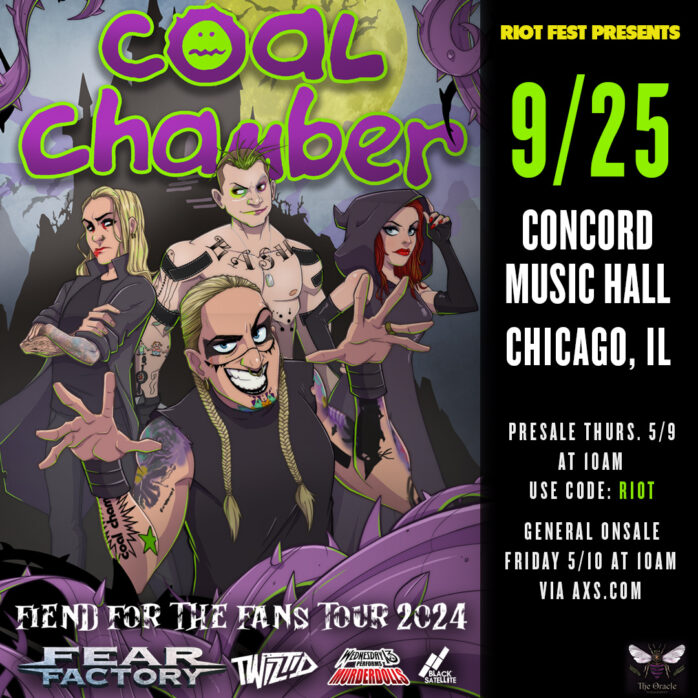 COAL CHAMBER, FEAR FACTORY, TWIZTID, WEDNESDAY 13, BLACK SATELLITE