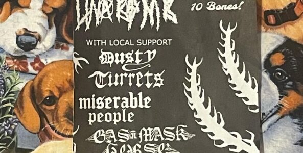 UNABOMB, DUSTY TURRETS, MISERABLE PEOPLE, GAS MASK HORSE