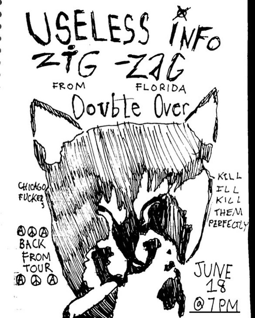 USELESS INFO, ZIG ZAG, DOUBLE OVER