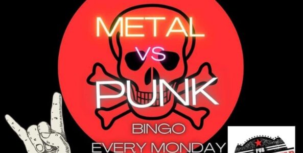 Metal vs Punk Bingo – Hosted by Scott Davidson of Rebel Radio!