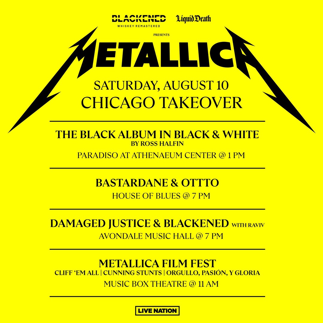 Metallica Film Festival: ORGULLO, PASION Y GLORIA: TRES NOCHES EN LA CIUDAD DE MEXICO, CUNNING STUNTS, CLIFF ‘EM ALL