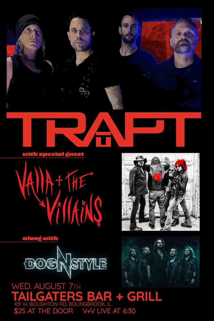 TRAPT, DOG'N'STYLE, VALLA + THE VILLAINS