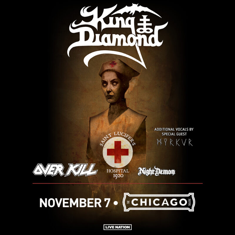 KING DIAMOND, OVERKILL, NIGHT DEMON