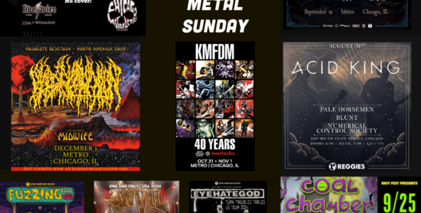 Metal Sunday w/ many TICKET GIVEAWAYS + drink specials & your requests