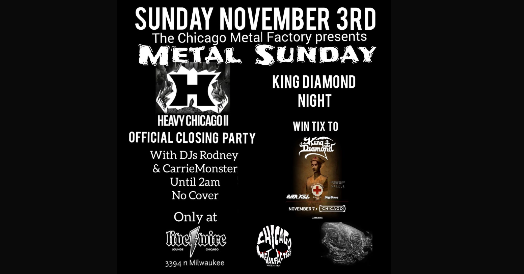 nov metal sunday