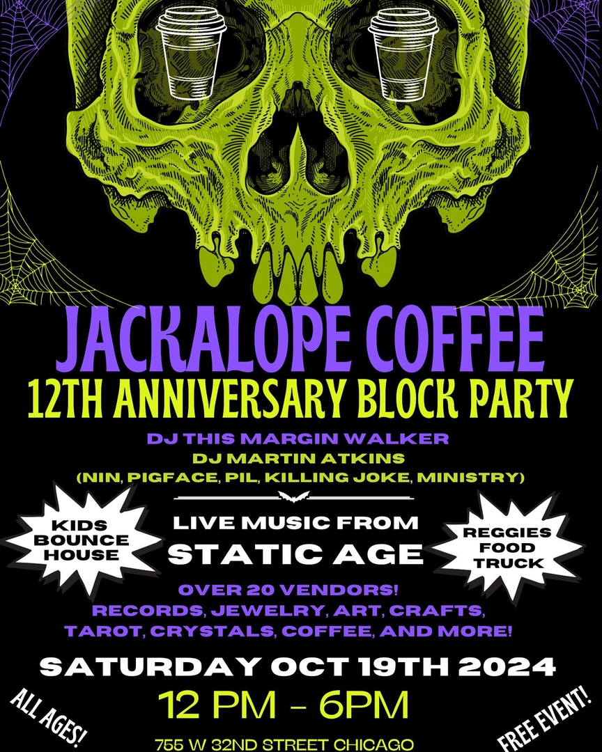 Jackalope Coffee 12th Anniversary Block Party