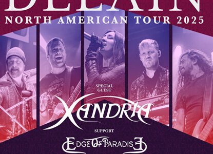 DELAIN, XANDRIA, EDGE OF PARADISE