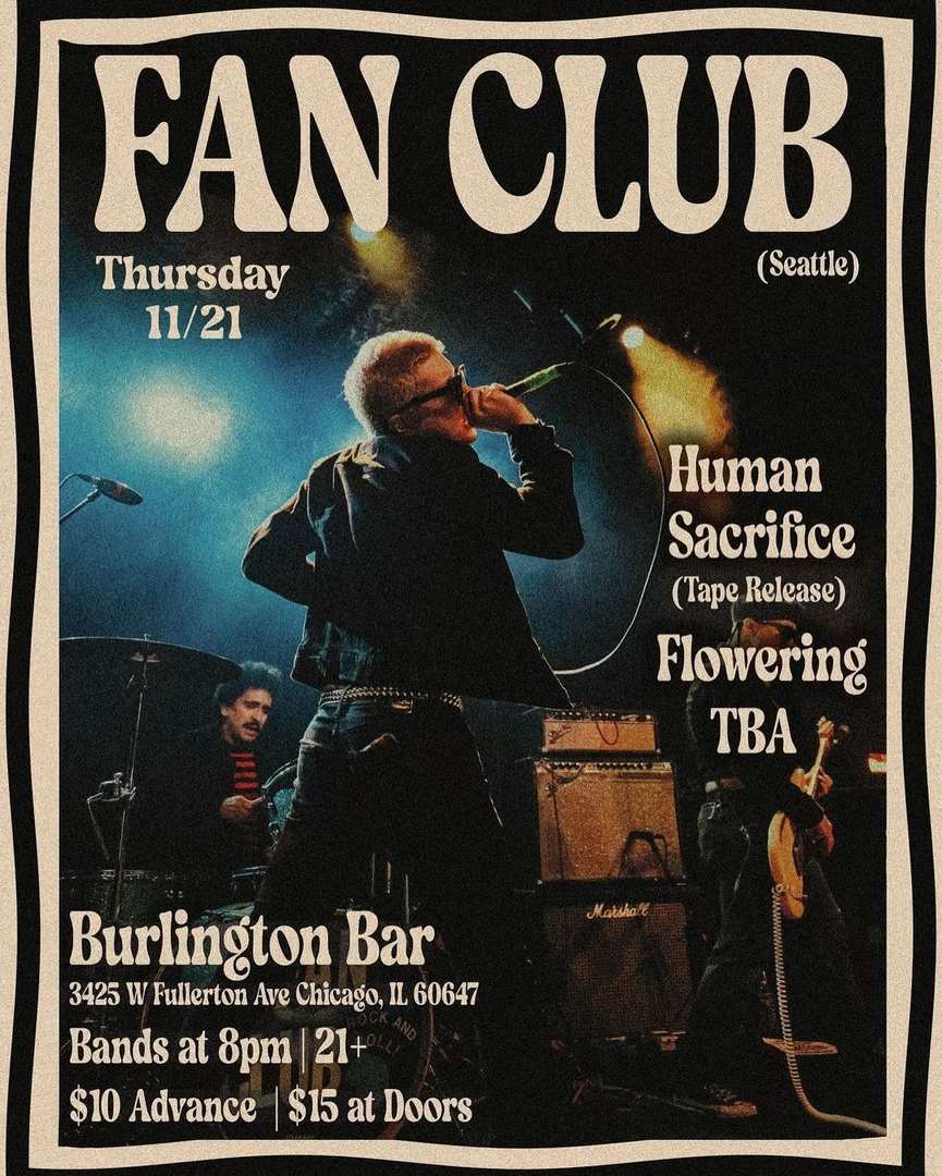 FAN CLUB, HUMAN SACRIFICE, FLOWERING