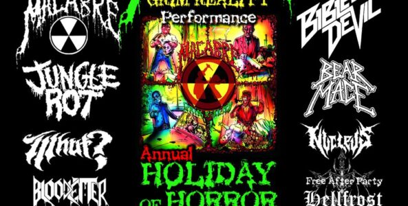 Holiday Of Horror 2024: MACABRE, JUNGLE ROT, BIBLE OF THE DEVIL, BEAR MACE, WHUT?, BLOODLETTER & NUCLEUS + free after party with HELLFROST