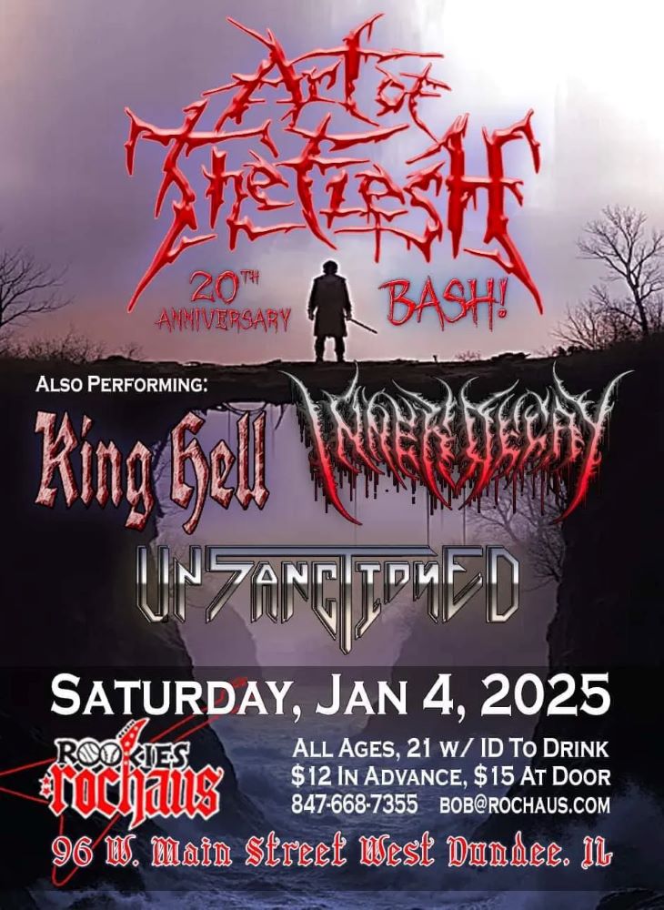 ART OF THE FLESH, KING HELL INNER DECAY, UNSACTIONED