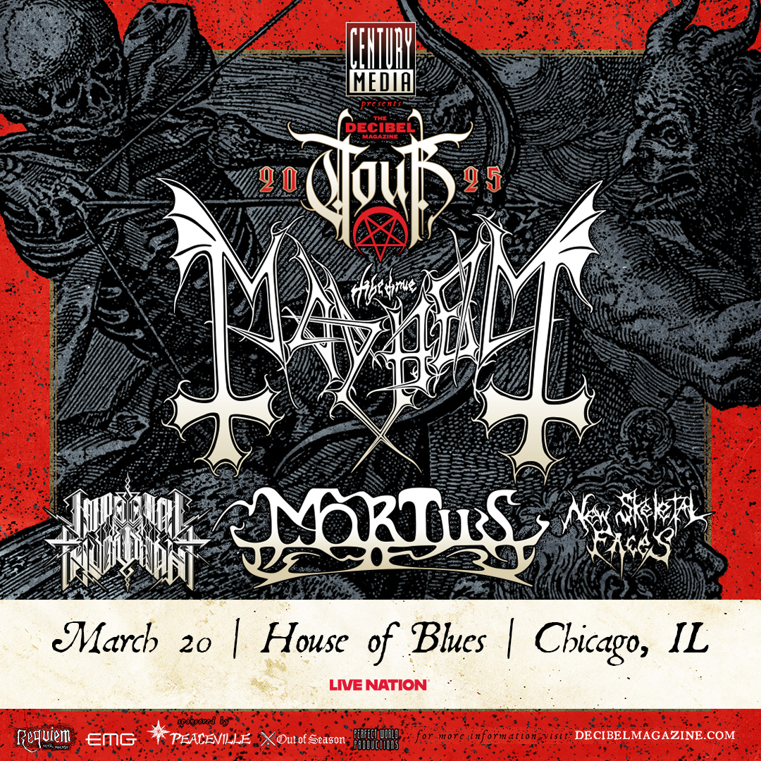 MAYHEM, MORTIIS, IMPERIAL TRIUMPHANT, NEW SKELETAL FACES