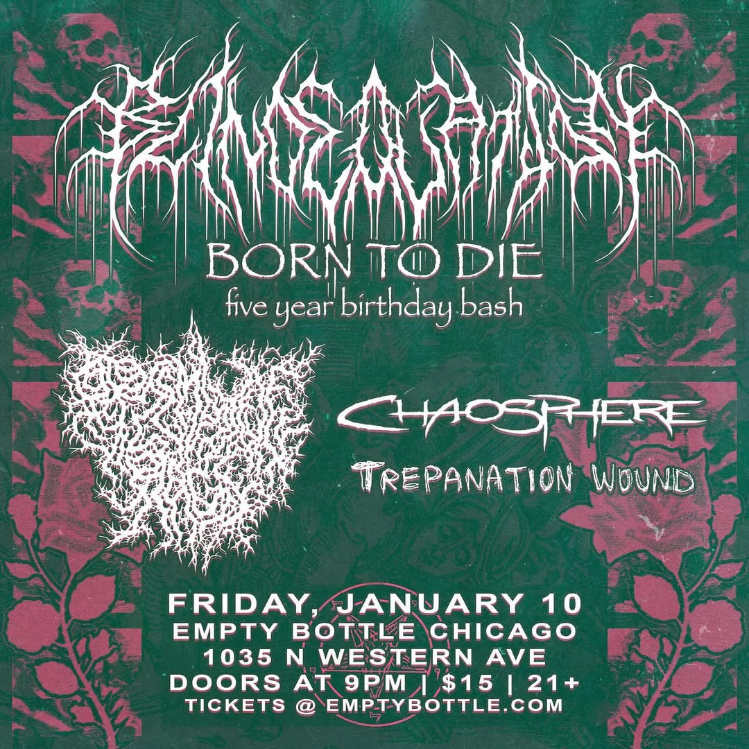 BLIND EQUATION, PRIMITIVE RAGE, CHAOSPHERE, TREPANATION WOUND