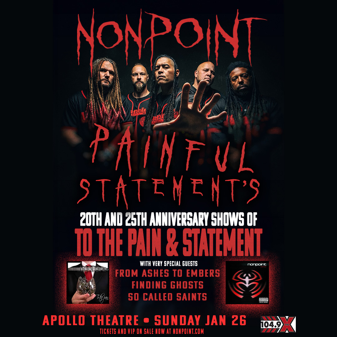 NONPOINT, FROM ASHES TO EMBERS, FINDING GHOSTS, SO CALLED SAINTS