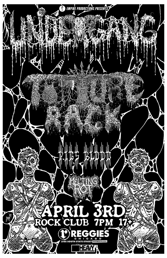 UNDERGANG, TORTURE RACK, PIG'S BLOOD, MELTING ROT