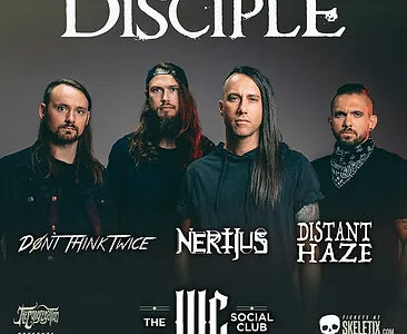 DISCIPLE, DON’T THINK TWICE, NERIJUS, DISTANT HAZE