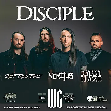 DISCIPLE, DON'T THINK TWICE, NERIJUS, DISTANT HAZE