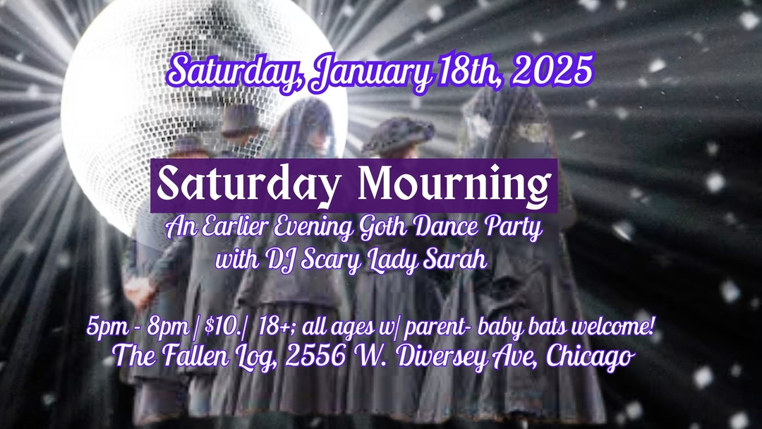 Saturday Mourning: An Earlier Evening Dance Party With Scary Lady Sarah