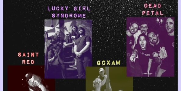 LUCKY GIRL SYNDROME, DEAD PETAL, SAINT RED, GCXAW