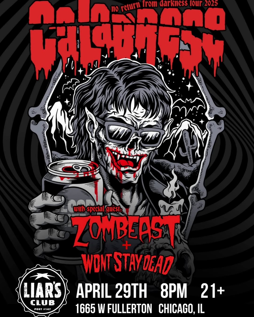 CALABRESE, ZOMBEAST, WON'T STAY DEAD