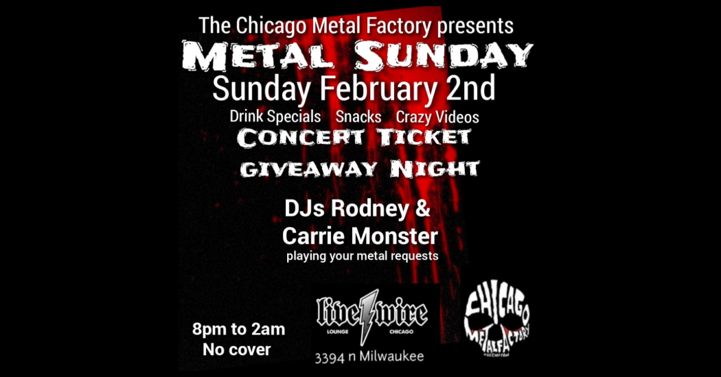 metal sunday feb