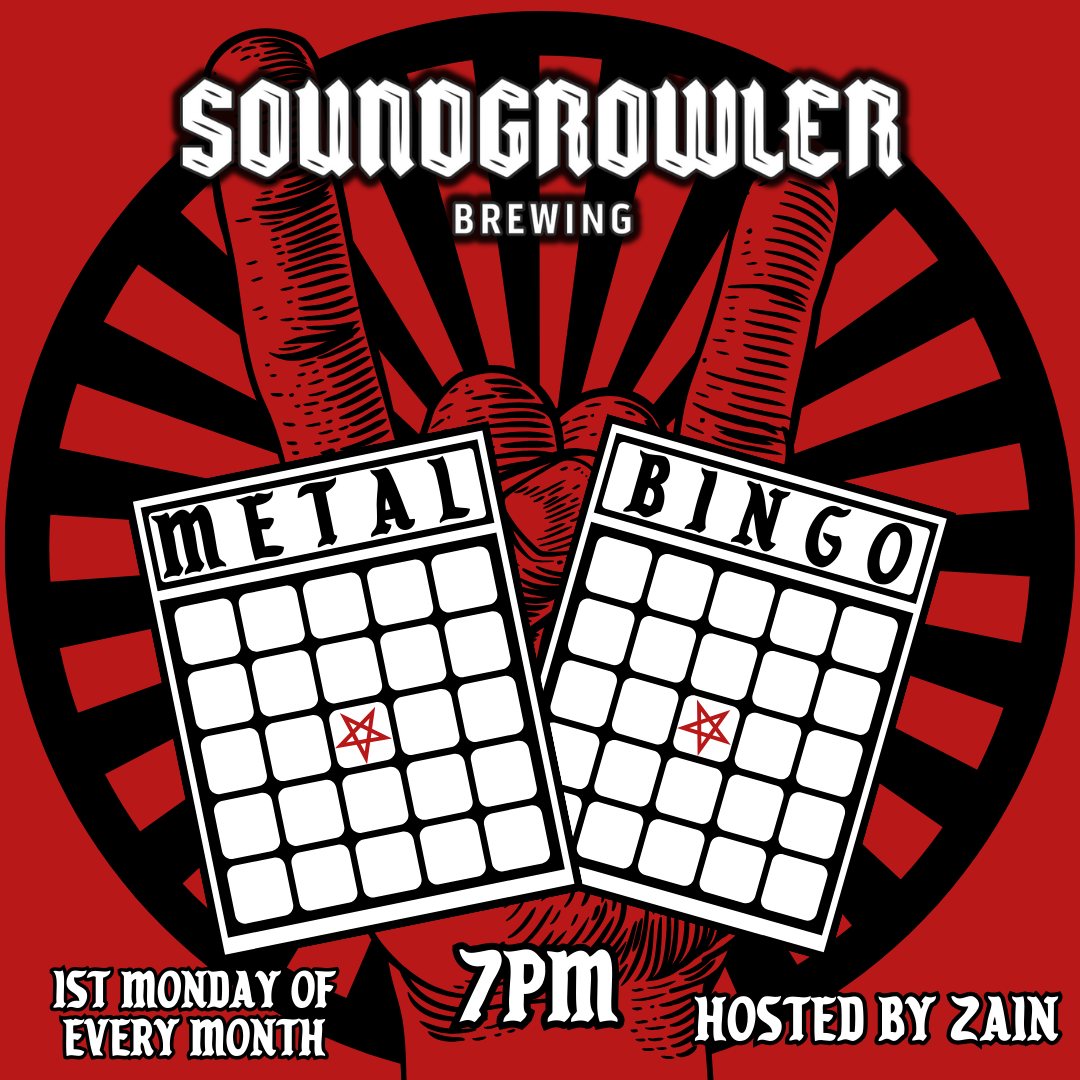 Soundgrowler Metal Bingo